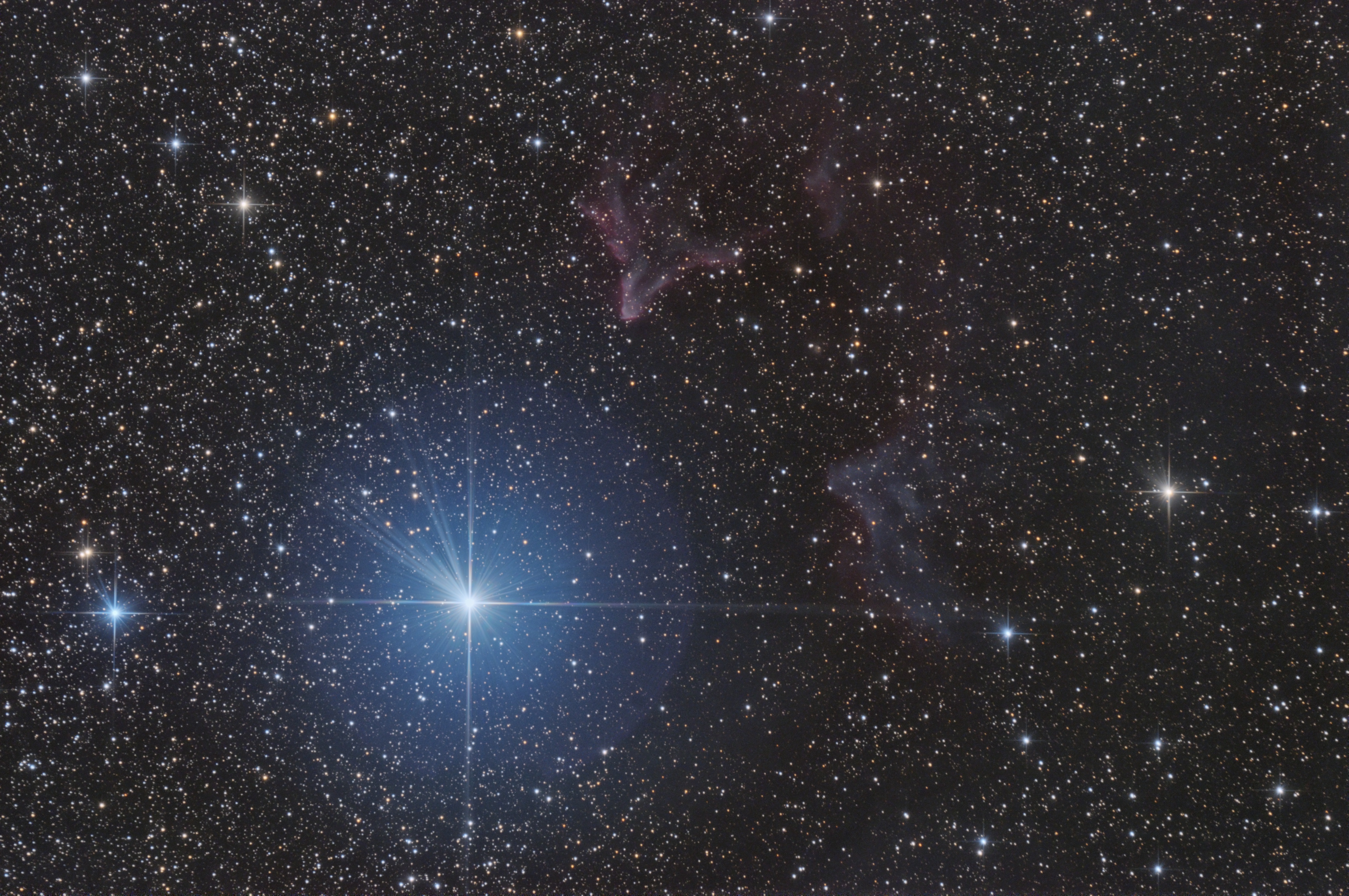 IC59 and IC63 - Gamma Cassiopeia Nebula