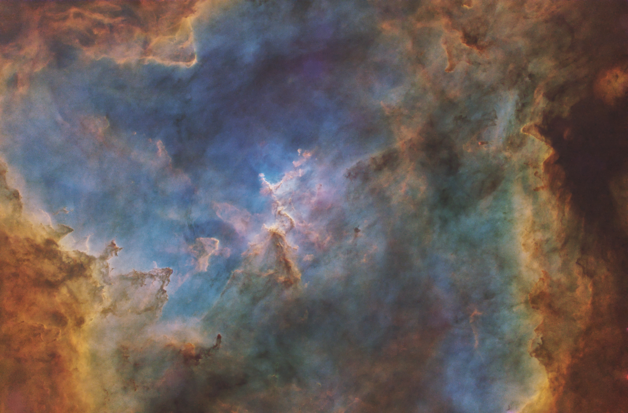 Heart Nebula SHO Sii3 84x180s Sii3 9x360s Ha 16x180s Ha 13x360s Oiii 35x180s Oiii 22x360s ESD Tonemap Draft3 jpg