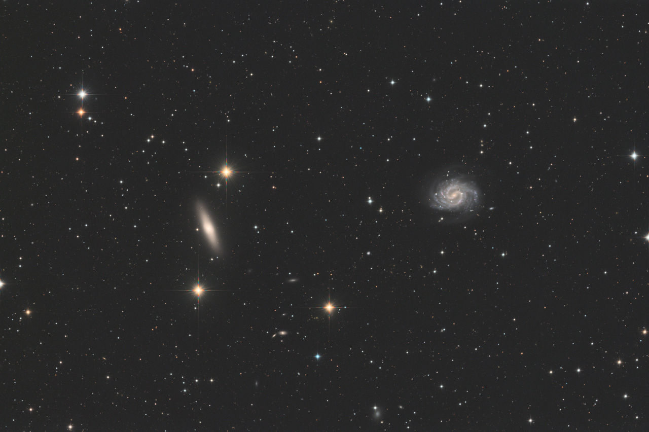 NGC 4535 and NGC 4560 LRGB B 73x180s G 79x180s R 79x180s L 76x90s Draft1 jpg