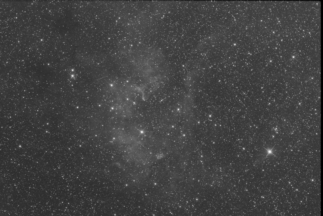 Sh2-132 - Lion Nebula - Sii6nm