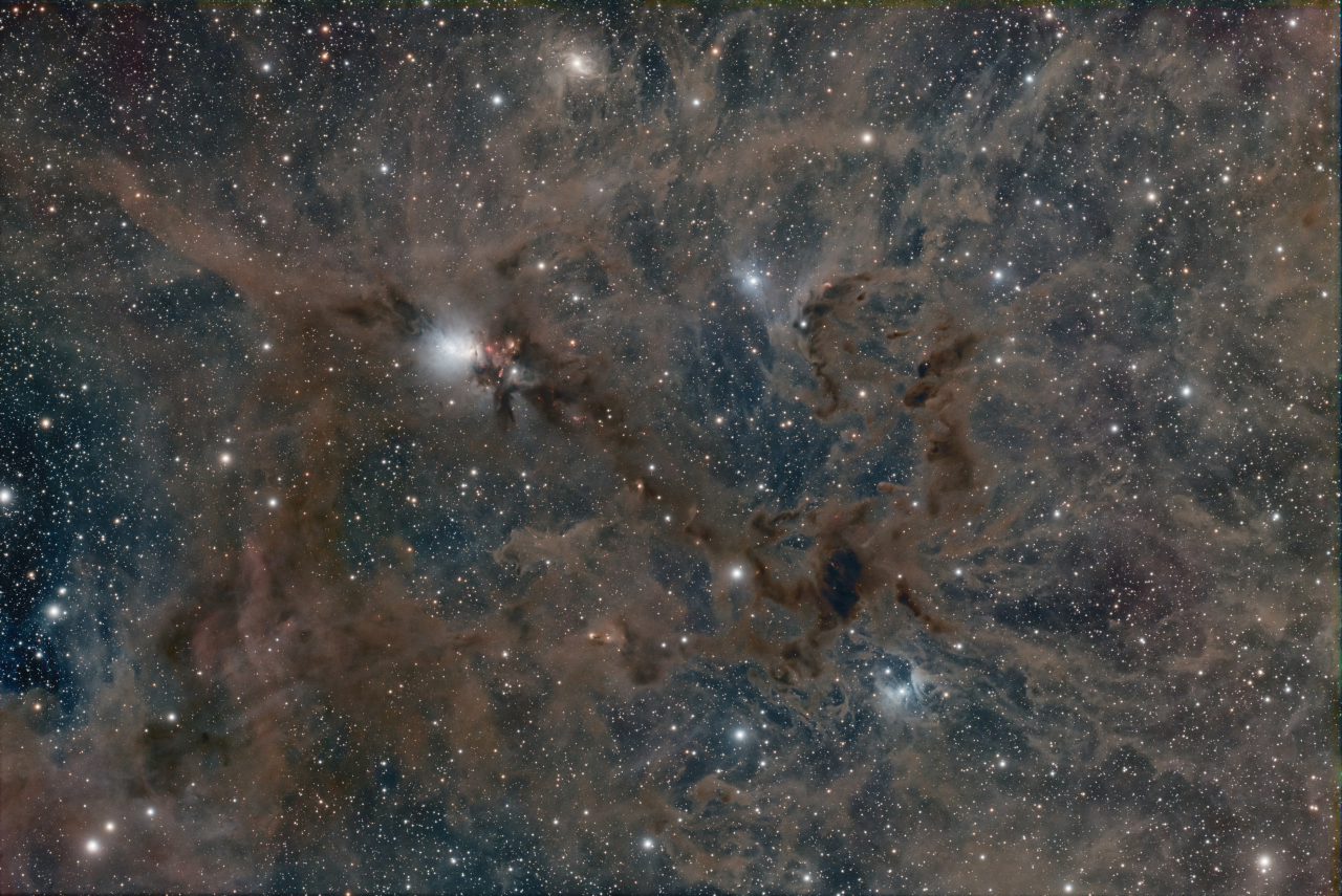 NGC 1333 Region LRGB L 147x180s R 98x180s G 122x180s B 146x180s SCC Starless GHS LHE ReAddStars Curves jpg
