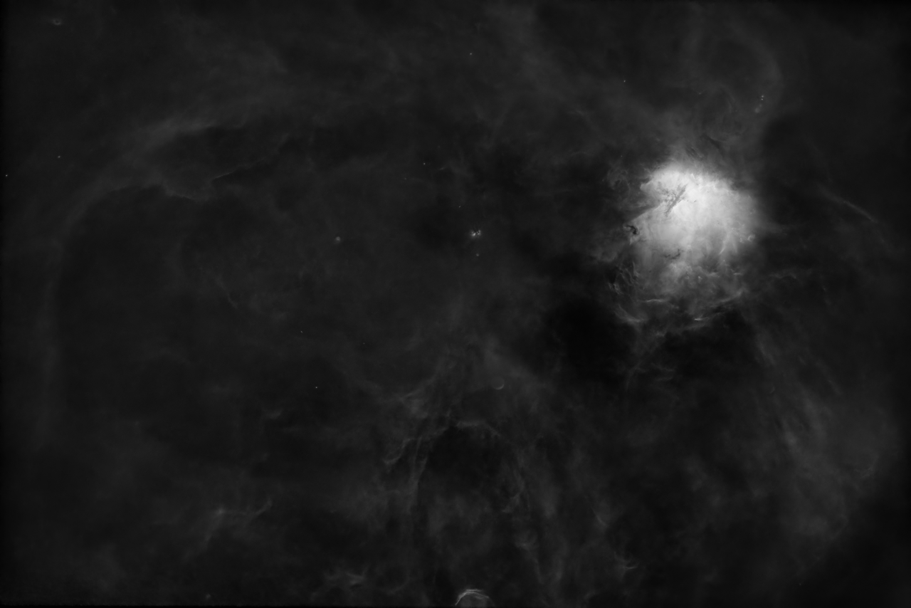 Pacman Region in Cassiopeia Ha3nm 134x720s LN ESD LSPR Drizzled 1x DeepSNR Starx HT LHE QuickEdit jpg