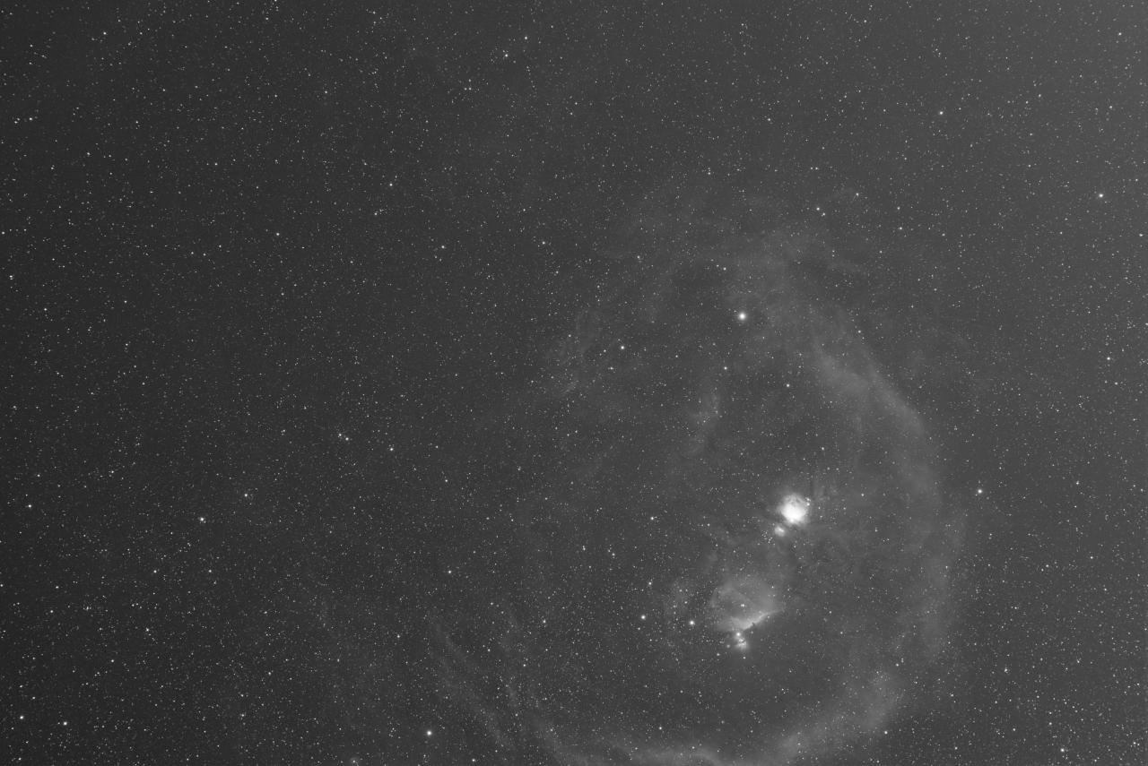 Orion on NGC1788 - Ha
