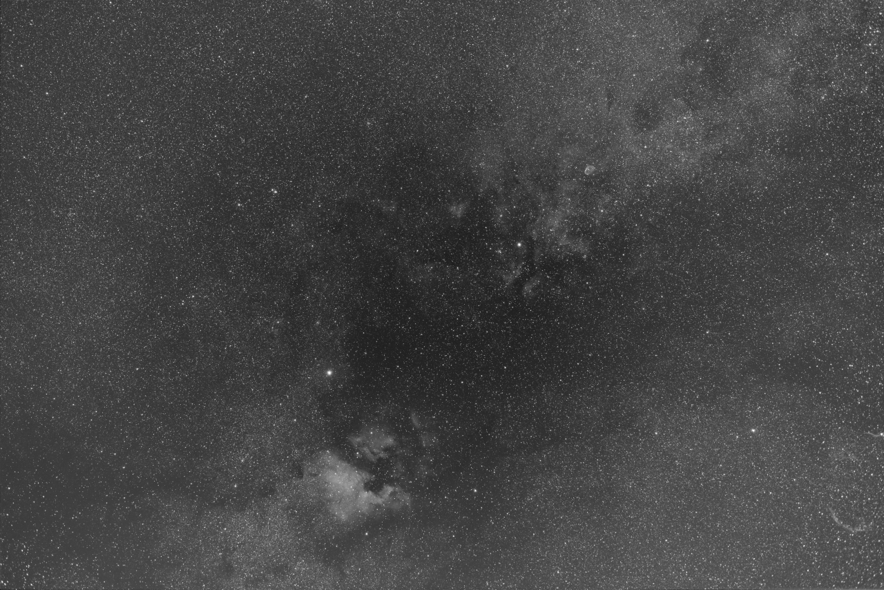 Cygnus on HD195405 - Oiii6nm