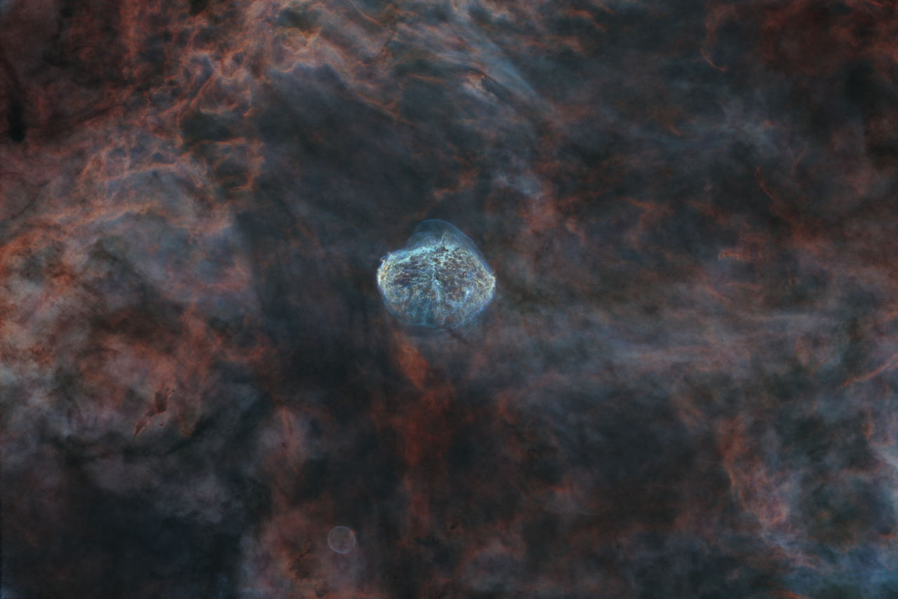 Crescent Nebula SHOBlendHOO Sii3 129x360s Ha 99x360s Oiii 160x360s QuickTonemap ACDNR LHE HDR MLTShrpn jpg