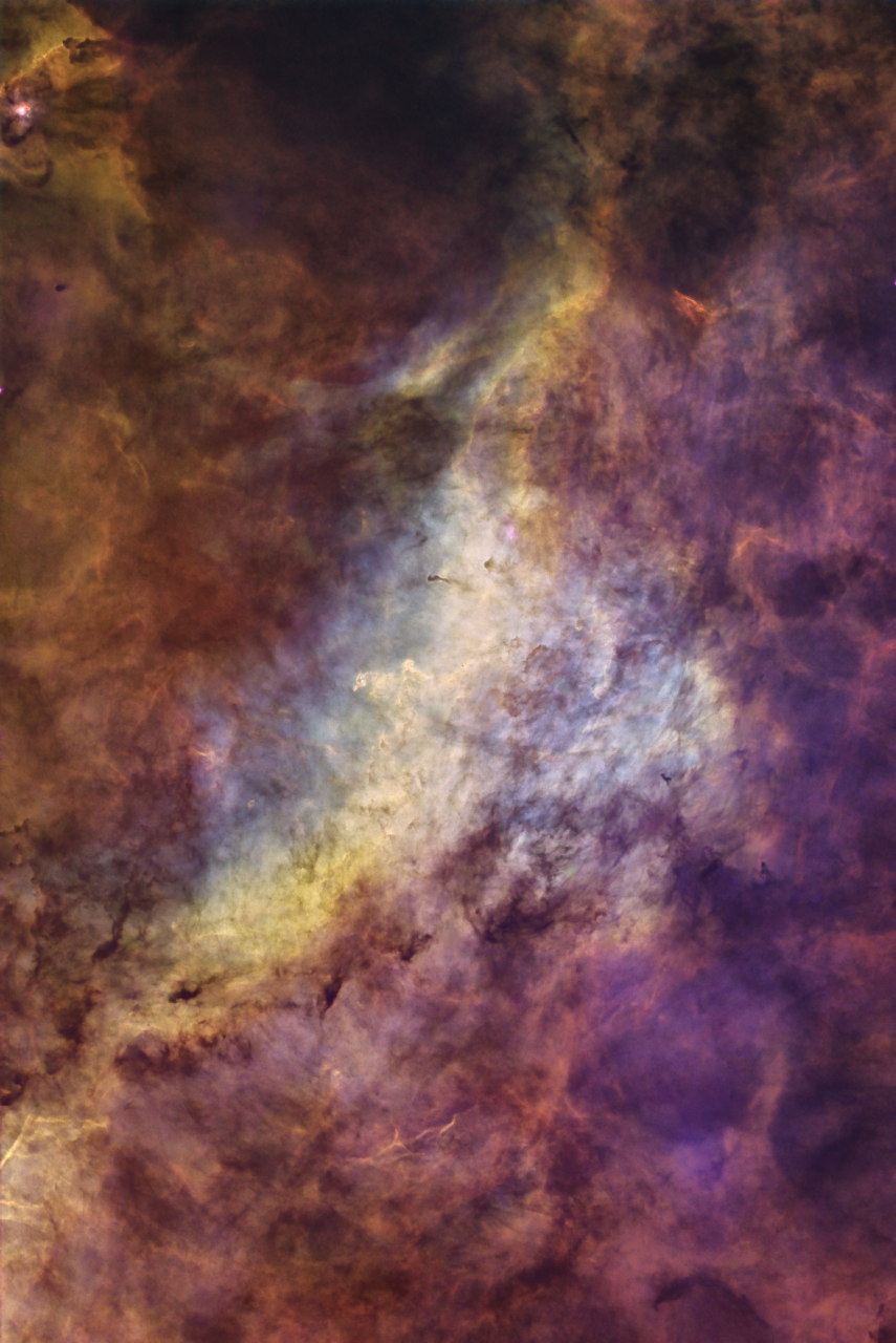 Dolphin Nebula in Cygnus SHO Sii3 78x360s Ha 22x360s Oiii 87x360s ESD ToneMap6 AddRGB jpg