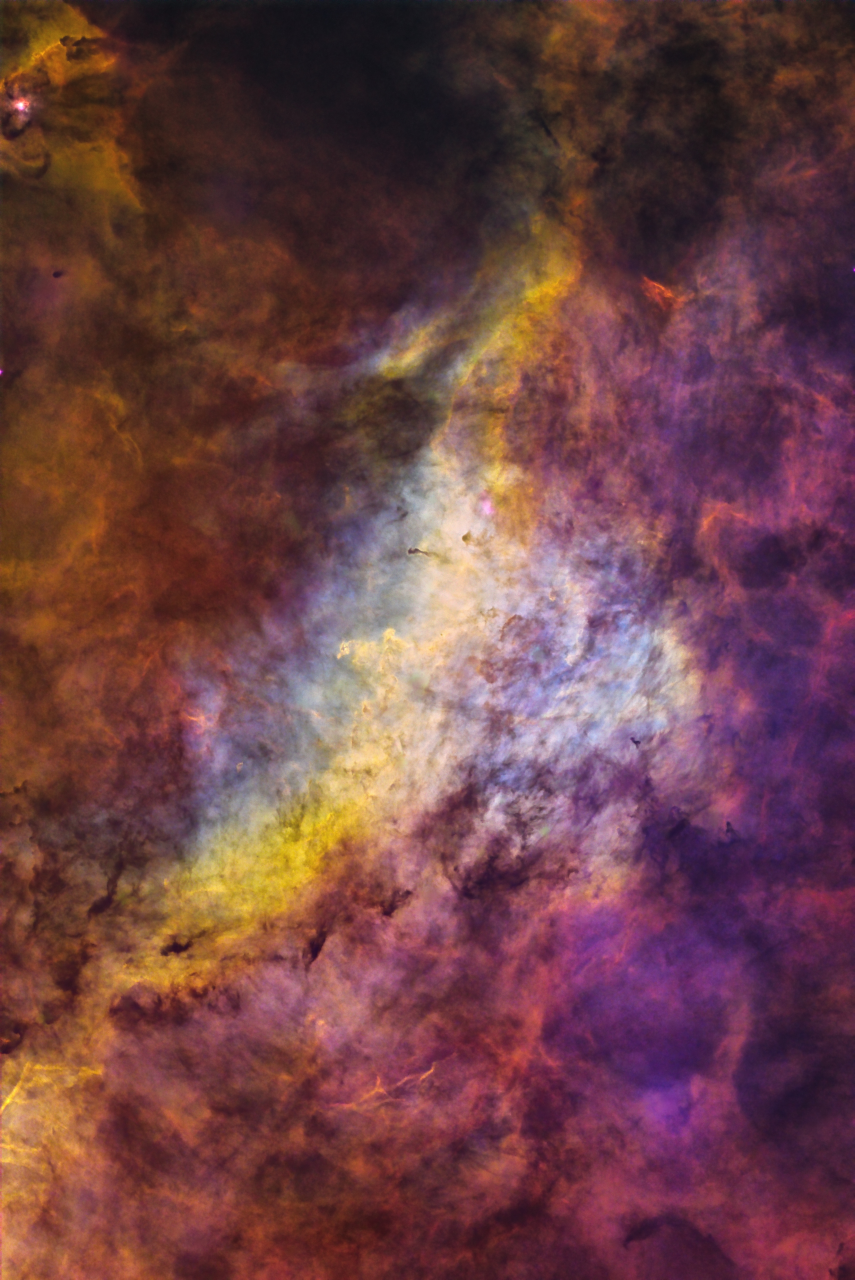 Dolphin Nebula in Cygnus SHO Sii3 78x360s Ha 22x360s Oiii 87x360s ESD ToneMap6c AddRGB jpg