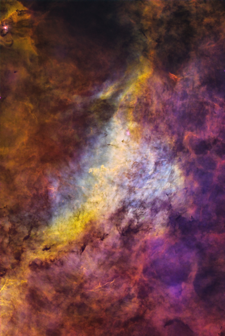 Dolphin Nebula in Cygnus SHO Sii3 78x360s Ha 22x360s Oiii 87x360s ESD ToneMap6d AddRGB jpg