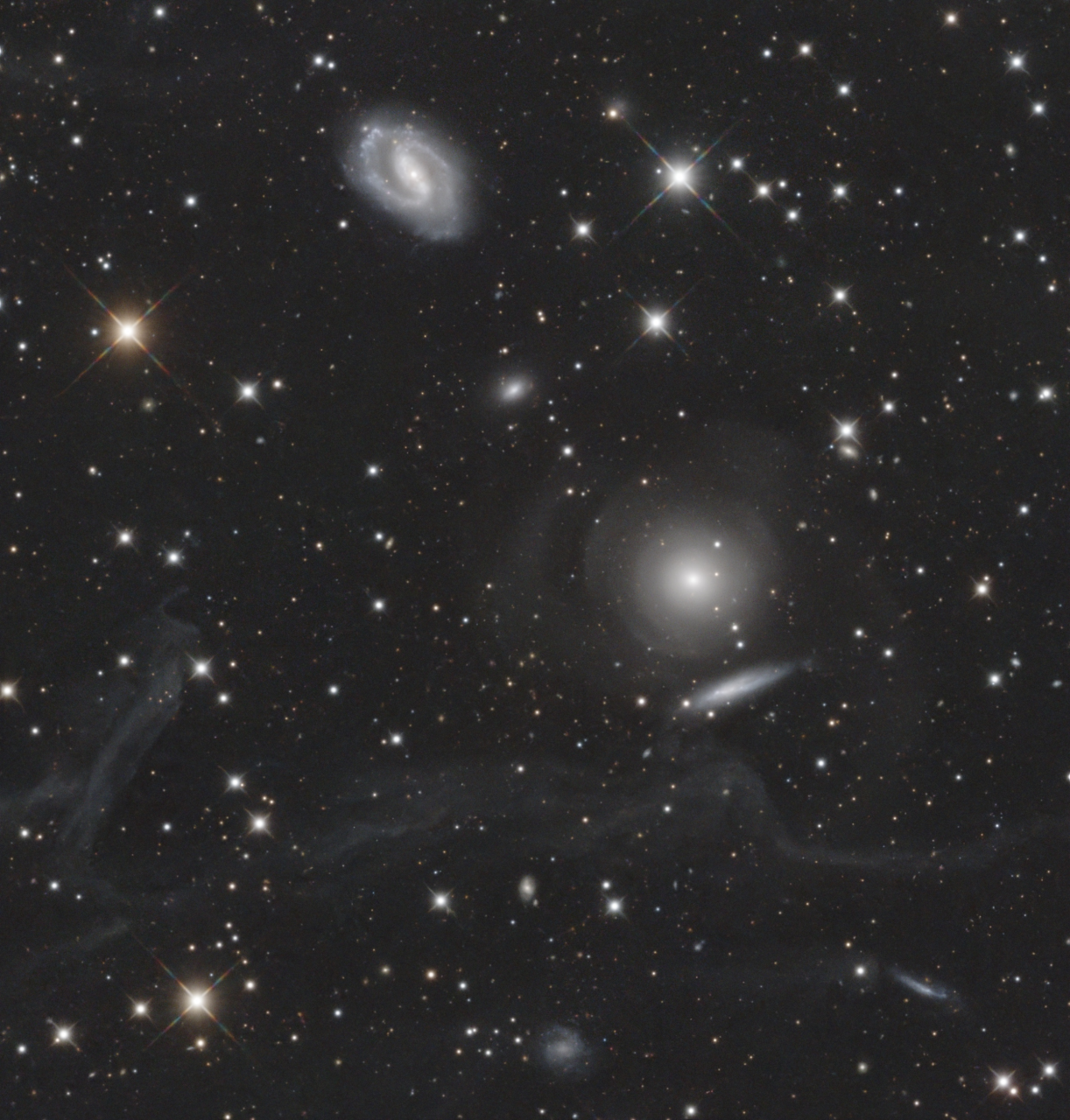 NGC 2633 and NGC 2634 RGB R 126x360s G 141x360s B 125x360s Drizzled 2x Crop GradCorr SCC Roi QuickEdit jpg