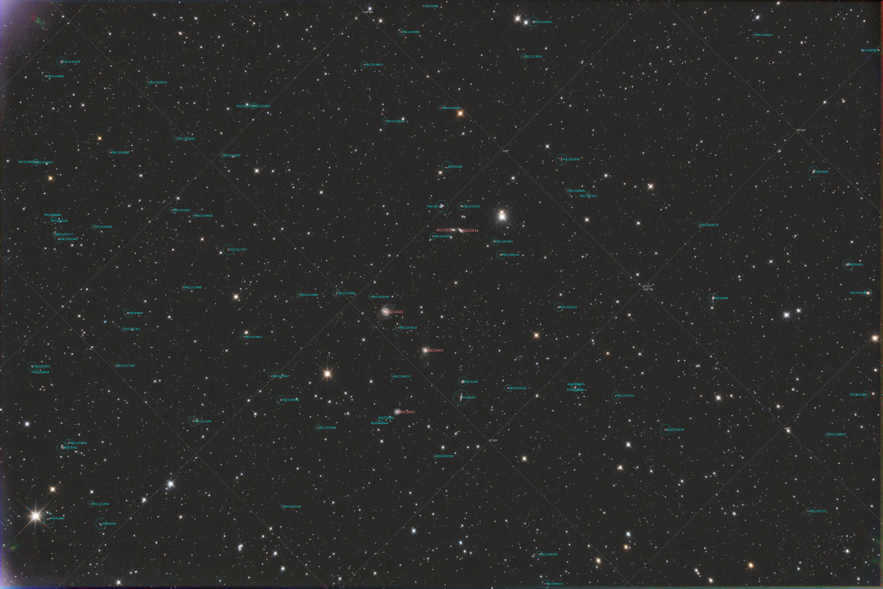NGC 5935 NGC 5945 NGC 5943 RGB R 46x180s G 40x180s B 35x180s ESD DBE SCC MaskedDeepSNR HT ACDNR Curves Annotated jpg